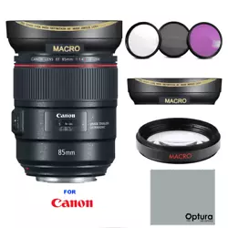 77MM WIDE ANGLE WITH MACRO FOR Canon EF 85mm f/1.4L IS USM Lens. This 0.43x Wide Angle Fish eye Lens with 