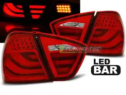 LTI LED Pilotos traseros para BMW 3 Serie E90 2005-2008 Rojo ES LDBMA7-ED. LTI LED Tail Lights for BMW 3 Series E90...