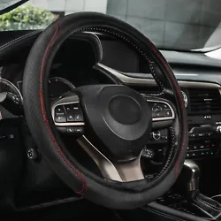 [Advanced Material] Our elastic steering wheel cover is made of Micro Fiber Leather ,without inner rubber ring and it...