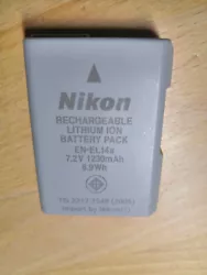 Batterie Li-ion Authentique Nikon. Batterie Nikon EN-EL14a dorigine.