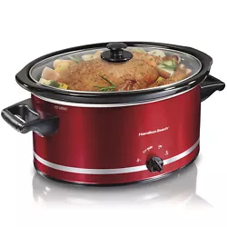 This generously sized eight-quart slow cooker is just what you need for large gatherings. Country of Origin: Imported....