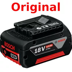 Capacité: 4000mAh - 4,0Ah. Bosch 18V dorigine. Tension: 18V. La batterie convient aux outils électriques suivants...