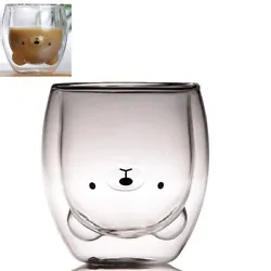 The cup is made of borosilicate glass, which is more heat-resistant than regular glass. Cute Animal Shape Design,...