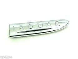 Vous regardez un Nouveau Insigne daile droite Jaguar Chrome-Effet Jaguar adapté aux modèles Jaguar X-type de 2008 à...