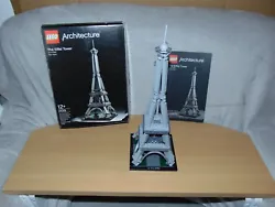 Lego architecture tour Eiffel réf 210190 avec boite et notice.