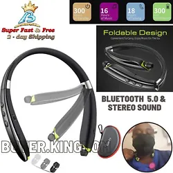 Bluetooth Audifonos Wireless Headphones. 【Neckband & Retractable Design】: The Bluetooth headphones with ergonomic...