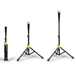 Set includes 1 travel batting adjustable tee stand and assembly instructions. Baseball tees are made with a flexible...
