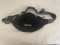 Supreme Waist Bag SS18 Fanny Pack - Black. I can definitely send more pictures if you want to confirm.