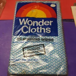 Vintage Unopened Personal Products 10pk Wonder Cloths All Purpose Reusable Wipes. Condition is 