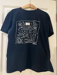 Barbican Jean-Michel Basquiat T-Shirt XL Black 2017 RARE.