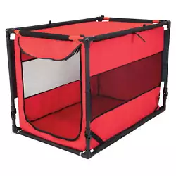 Unlike bulkier plastic kennels, it’s made of 600-denier polyester fabric lightweight, folds flat for easy storage for...