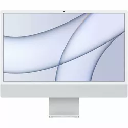 24-inch iMac with Retina 4.5K display: Apple M1 chip with 8core CPU and 8core GPU, 256GB - Silver