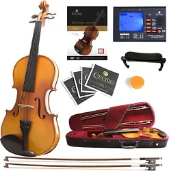 It is exceptionally clear and responsive, making the MV400 easy to handle and easy to play. This full-size violin is a...