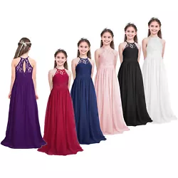 GirlsSleepwear. GirlsSwimwear. Kids Girls Princess Organza Long Dress Flower Tutu Wedding Party Pageant Gown USD 22.99....