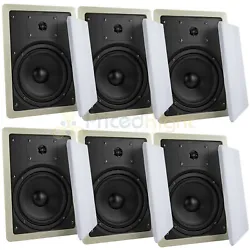 6 In wall Speakers, these MTX Audio In-Wall Loudspeaker System is a high performance speaker designed to be used in...