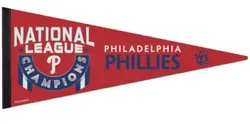 Phillies 2022 national league champions Wincraft premium Pennant 12”X30” these are the roll and go ones that are...