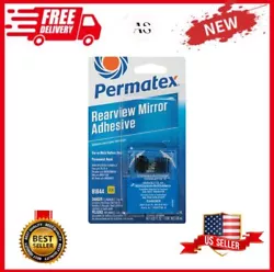 Permatex Professional Strength Rearview Mirror Adhesive is approved and used by GM, Ford, and Chrysler. Permanently...