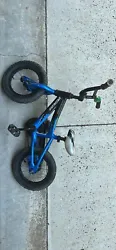 specialized hot rock 12”. Has some wear but mechanically fine and great durable kids first bike. Tires hold air....