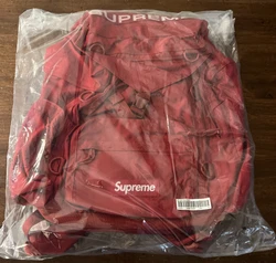 SUPREME FIELD BACKPACK RED OS SS23 BRAND NEW (100% AUTHENTIC) (IN HAND)  TRUSTED EBAY SELLER FAST SHIPPING.