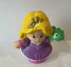 Fisher Price Little People Disney Princess Rapunzel Figure Holding Frog. Condition is 
