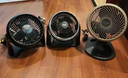Oscillating Fans Holmes Honeywell HDX Lot Of Three.  Included in this bundle are the following fans:  Holmes Blizzard ...
