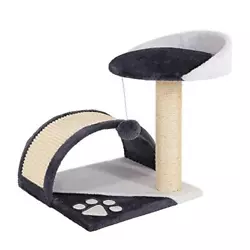 Un arc griffoir est la place de repos idéale pour votre chat. 1 balle à jouer, Barre de sisal: 8 cm en diamètre. -...