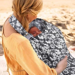 NURSING COVER MATERIAL: This nursing cover made of soft and light cotton, gives a full close skin feeling for mothers...