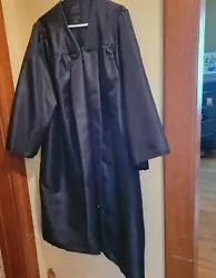 JOSTENS: Graduation Gown: Black, Size 5 04