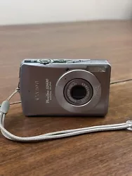 Canon PowerShot Elph SD630 6.0 MP Digital Camer -Silver- Minor flaws on body and screen, see photos for details. Comes...