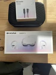 Pack Oculus Quest 2 128 Go (proche du neuf) + accessoires.. câble oculus link+ house de transport renforcée