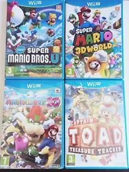 Lot de jeux Vidéos Nintendo Wii U  Tous testés et fonctionnels Lot en bon état ayant des marques dutilisation  *...