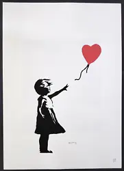 LIMITED REPRODUCTION BANKSY LITHOGRAPHY Based on the original by Banksy. Limited edition of 224/600 pieces, each...
