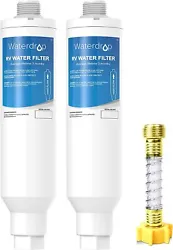 UPGRADED SAFETY : Waterdrop inline water filter uses food-grade materials, no contaminants will be leached back into...
