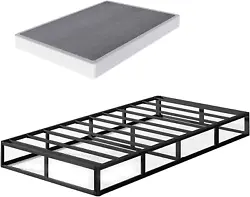 Durable Twin Box Spring - Strong and sturdy steel structure for longer-lasting durability and heavy duty which provide...
