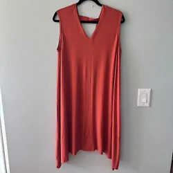 A stunning, stretchy and soft dress from Eileen Fisher. Nice pre-owned condition! Asymmetrical hemline. Gorgeous soft...