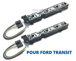 Kit complet 2 connecteurs plus 2 platines porte ampoules. - 2 x platines porte ampoules. Côté dassemblage : feu...