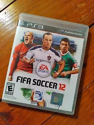 FIFA Soccer 12 (Sony PlayStation 3) 2011 - Manual Included. Tested and works good,  manual included