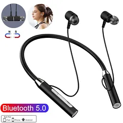 【Neckband Design】 This Bluetooth headset conforms to the ergonomic neckband design, which is more comfortable to...