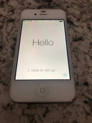 Apple iPhone 4S Smartphone Verizon White 16GB A1387 With Charging Cord. The cord is a bit beat up but still works. Does...