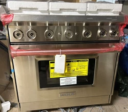 36” Wolf Gas Range GR366 - New.
