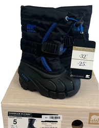 Sorel Flurry - Unisex. Toddler Winter Boots. -25 degree. Rubber Soles. Our warehouse is full with all of your ski and...
