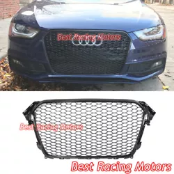 VEHICLE TYPE Audi A4 / A4 S-Line / A4 Quattro / S4 (B8.5 Chassis). Audi Badge Holder (Included). Audi Badge (Not...