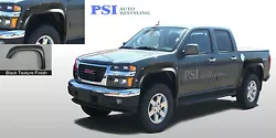 (POCKET BOLT Style FENDER FLARES. Make and Model:Chevrolet Colorado and GMC Canyon. 1) A set of 4 Fender Flares....