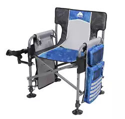 The chairs adjustable legs will keep you in a comfortable position no matter the terrain. It features plenty of storage...