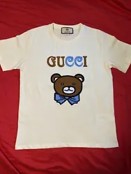 Gucci Teddy Bear T-shirt size Pit to Pit 21