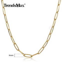 Material:Gold Plated Stainless Steel. 1x Necklace. chain width:4mm. MaterialGold Plated Stainless Steel. chain...