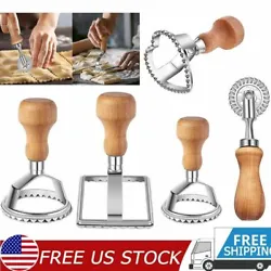 Ideal for making fat ravioli with extra filling. Easily cut perfect sized pasta pockets, quick make multiple shapes...