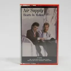 Air Supply Hearts In Motion Cassette Tape 1986
