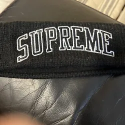 Supreme New Era Sequin Arc Logo Headband Black Logo Aime Kith Palace Polyester.