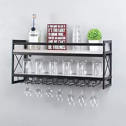 Wine Rack Size: 30in x 13.78in x 7.87in. Thickness of wood 0.78in.